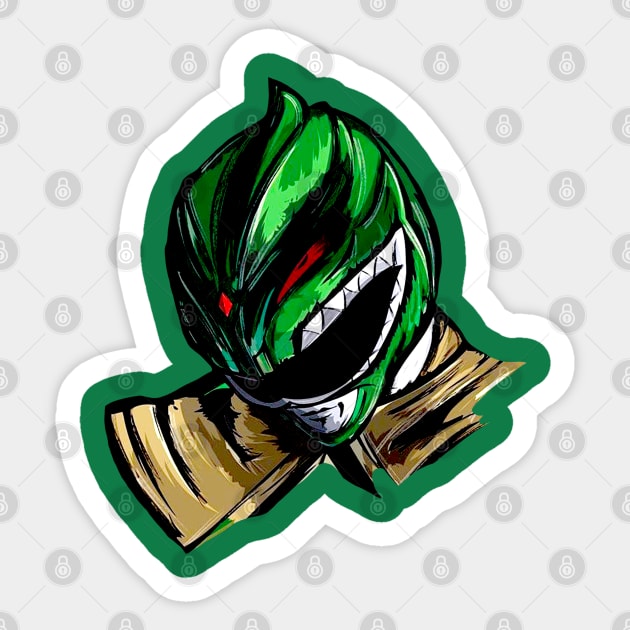 Green Ranger // Tommy Oliver Sticker by Indranunik